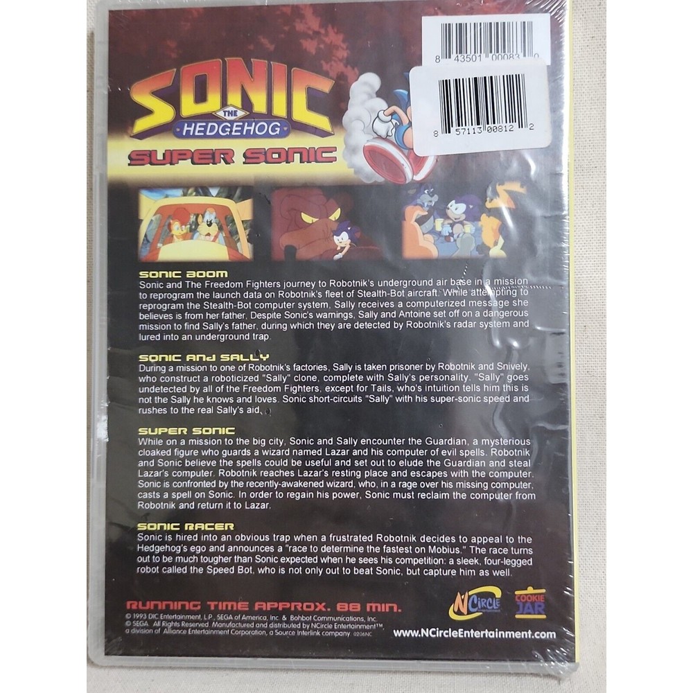 Sonic the Hedgehog -  Super Sonic 1993 New Sealed - Picture 4 of 4